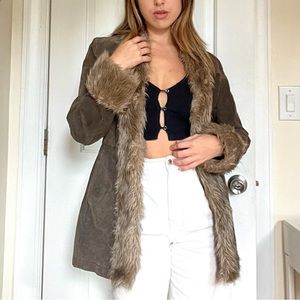 Vintage Brown Penny Lane Coat